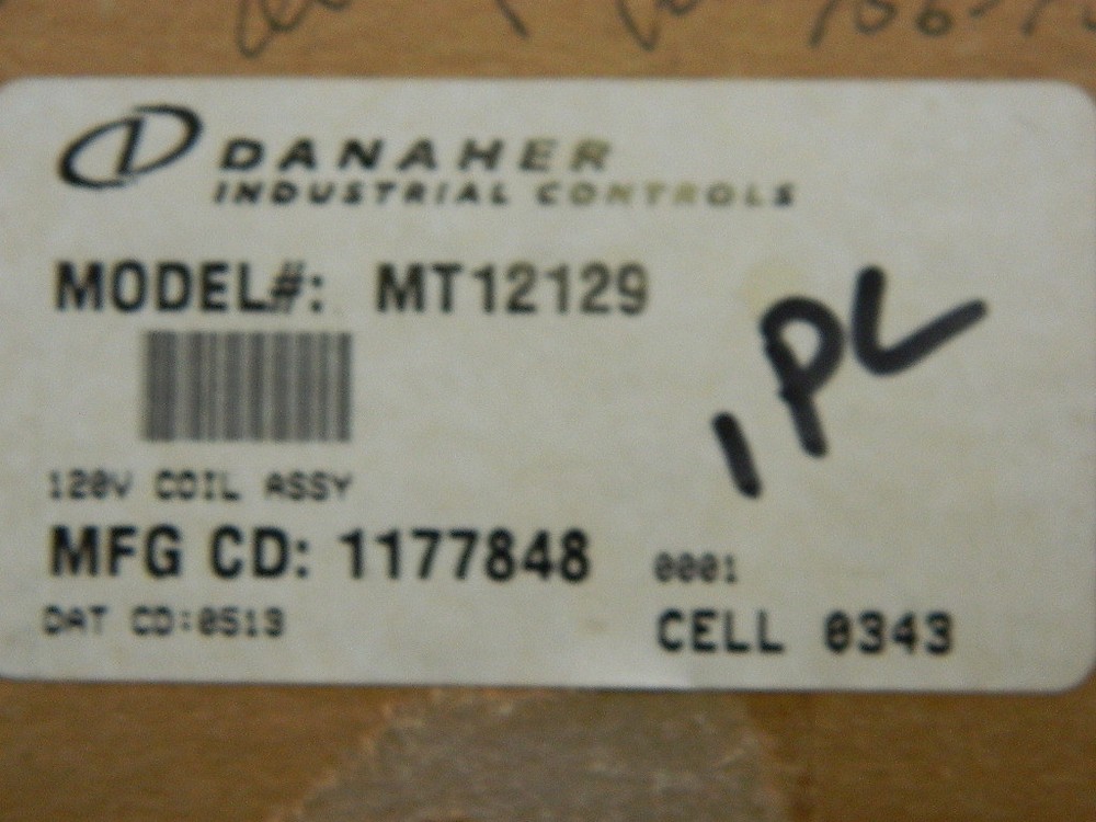 Danaher coil assembly MT12129