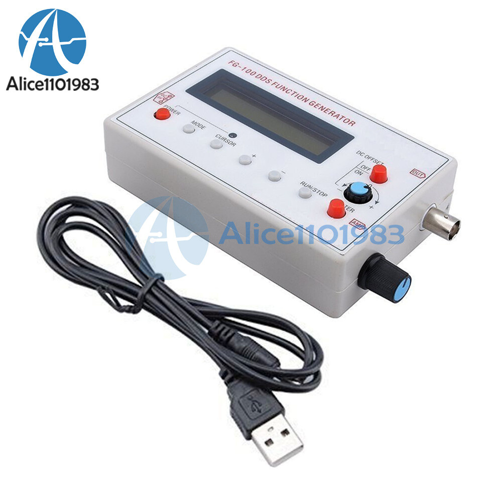 DDS Function Signal Generator 1HZ-500KHz Sine Square Triangle Wave Frequency