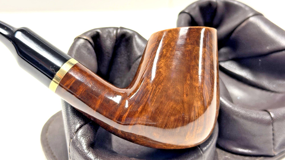 Mr. Brog #67 Smooth Full Bent Egg 9mm Filter Pipe w Acrylic Stem