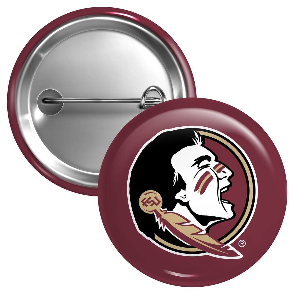 Florida State Seminoles Button Pin - 3 Size Options