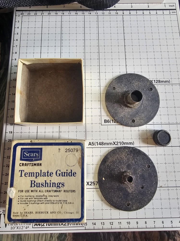 Template Guide Sears Vintage Bushings