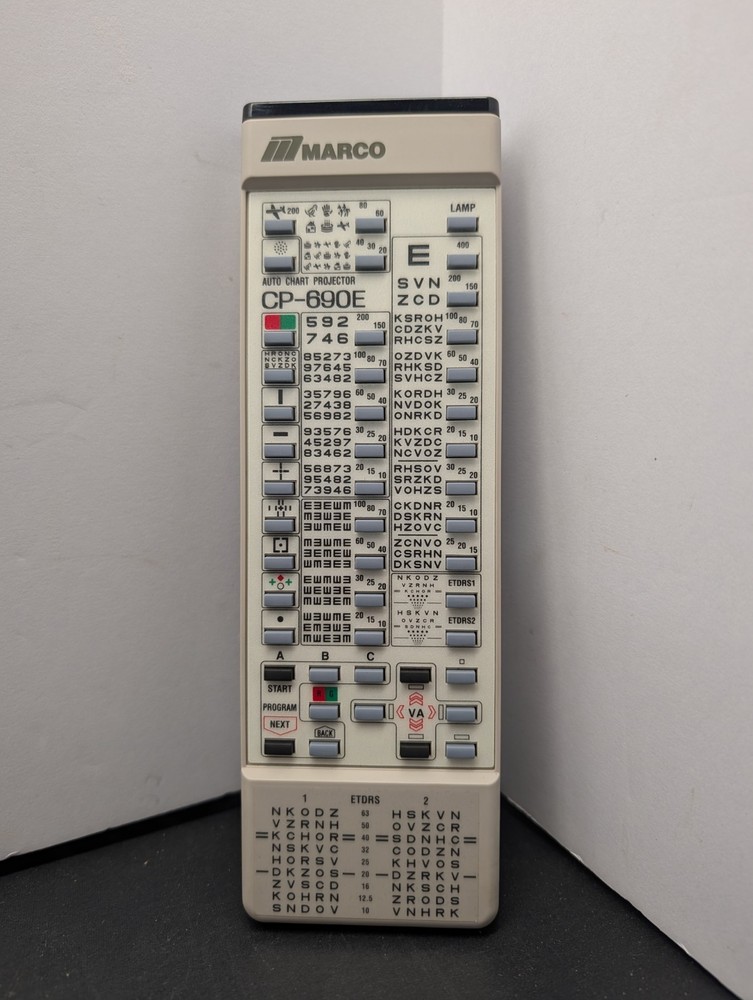 Remote Control for Marco CP-690E Auto Projector