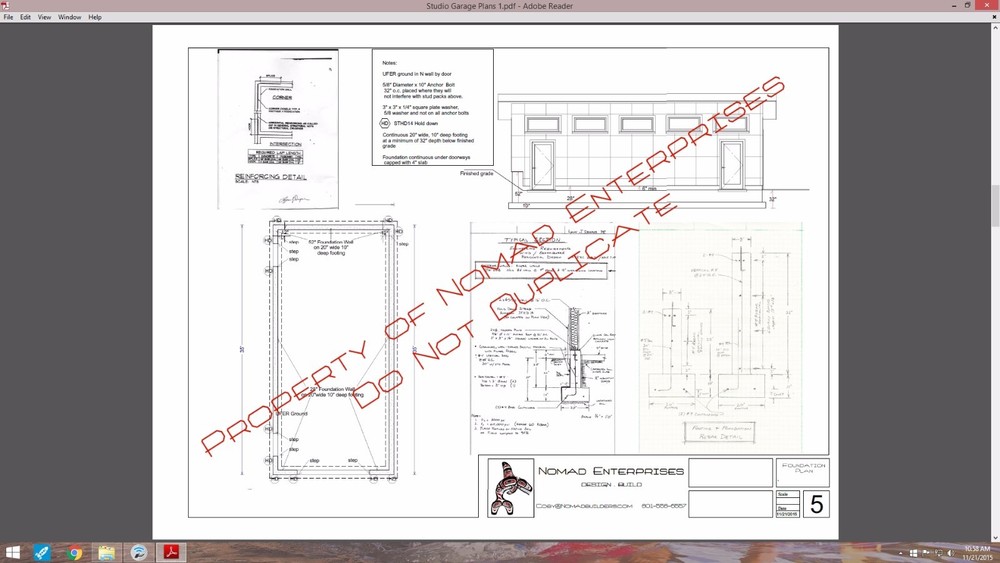 Modern Studio Garage PDF Plans Mancave Building Plan Contemporary Shed