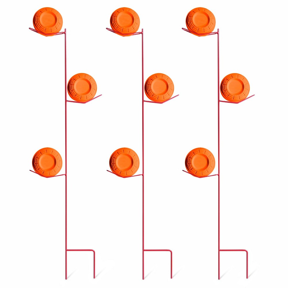 GoSports Outdoors 3 Pack Clay Stands | Shooting Range Target Holders