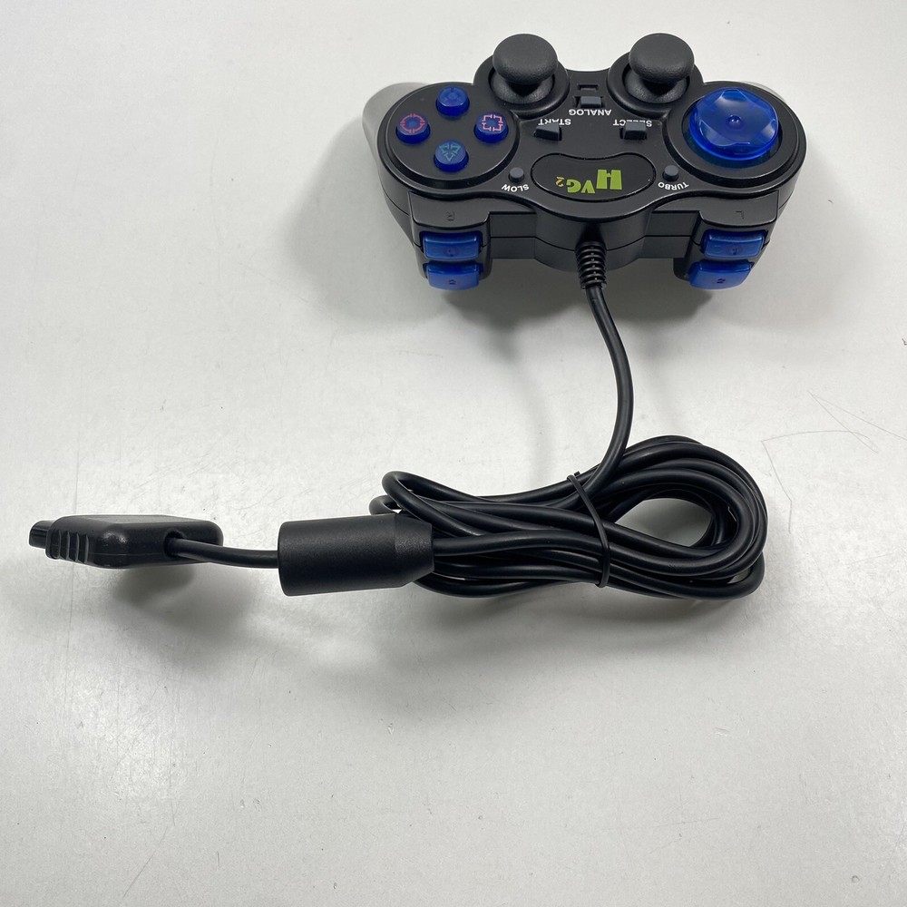 Playstation 2 Controller HVG2 W/ Adapter & Cable Extension