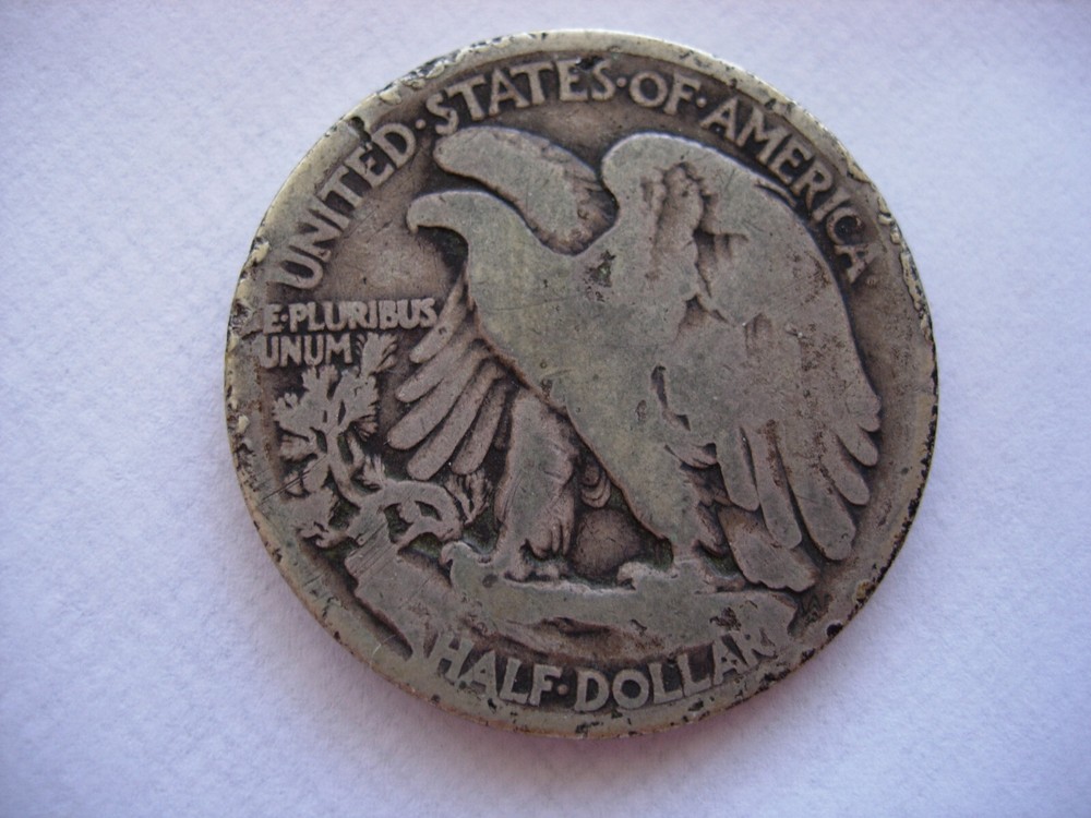 1921 VG BETTER DATE WALKING LIBERTY SILVER HALF DOLLAR-L1111