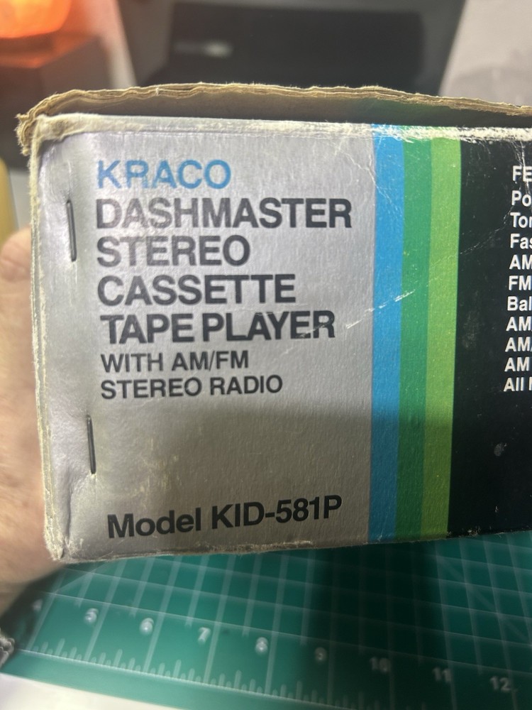 Kraco DASHMASTER Model KID-581P