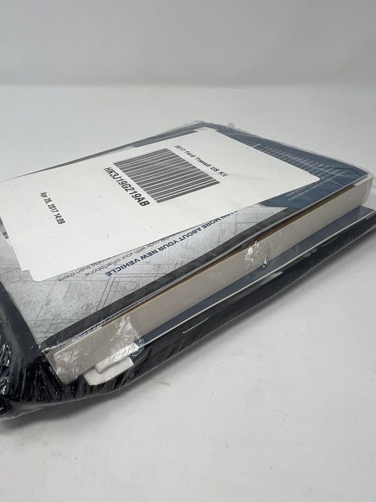 2017 Ford Transit Owner's Manual User Guide Reference Operator Book OEM