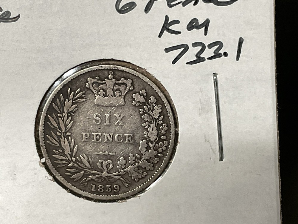 1859 Great Britian 6 Pence