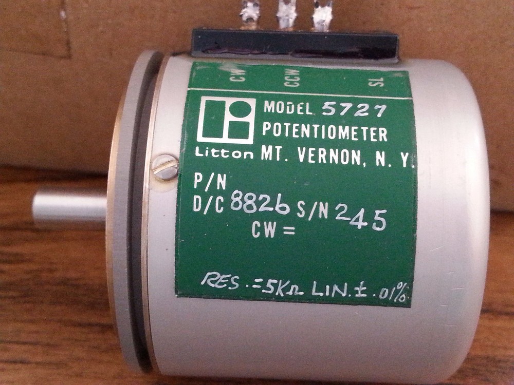 LITTON POTENTIOMETER MODEL 5727