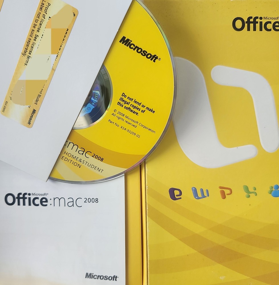 Microsoft Office 2008 Home and Student Edition for Mac