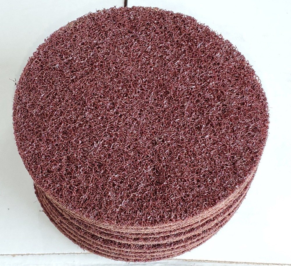 (10) Scotch-Brite 5” Inch Precision Surface Conditioning Disc Hook & Loop Coarse