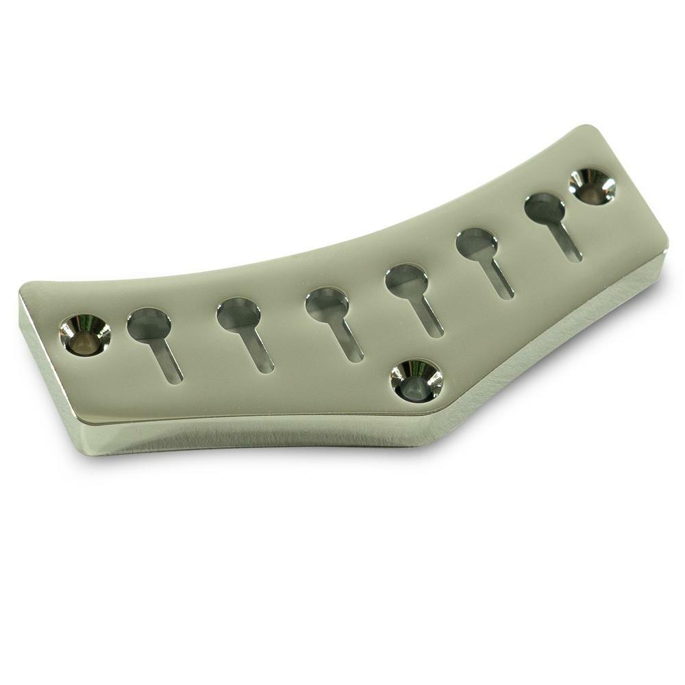 Kluson JG Custom Top Mount Tailpiece Short Brass Chrome