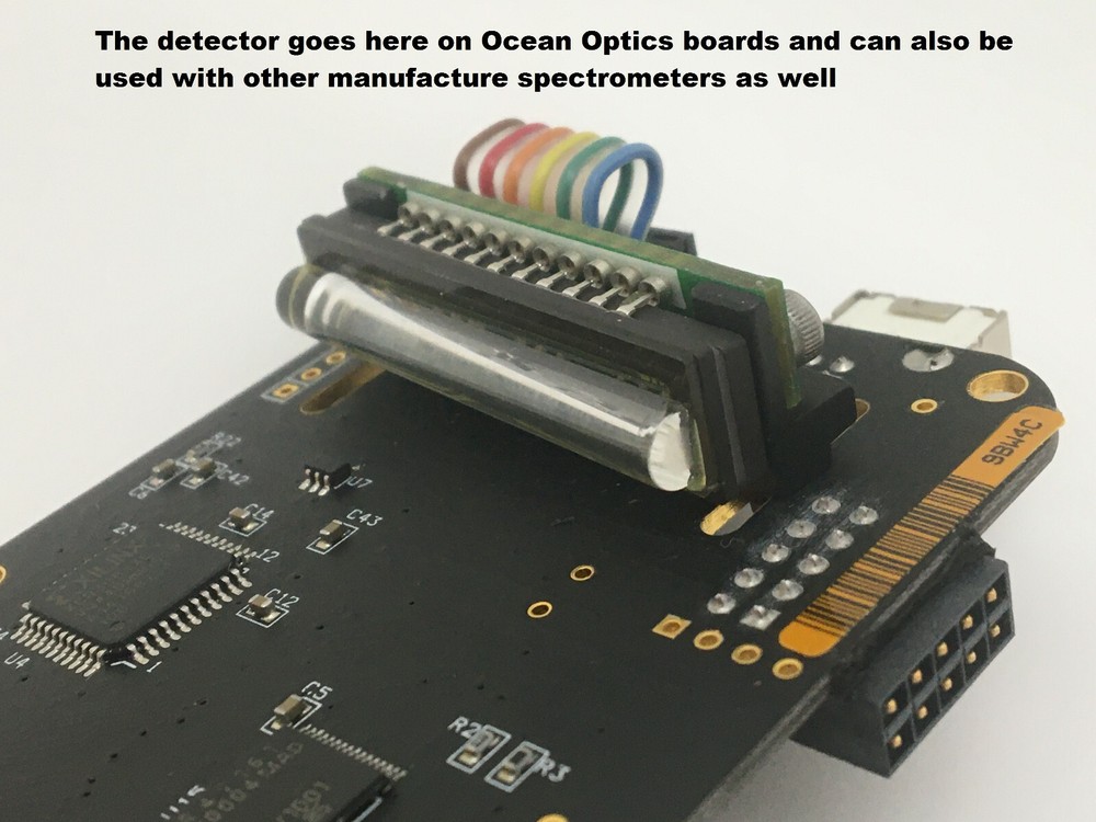 Ocean Optics Spectrometer CCD Linear Array Sensor Detector w L2 Sensitivity Lens