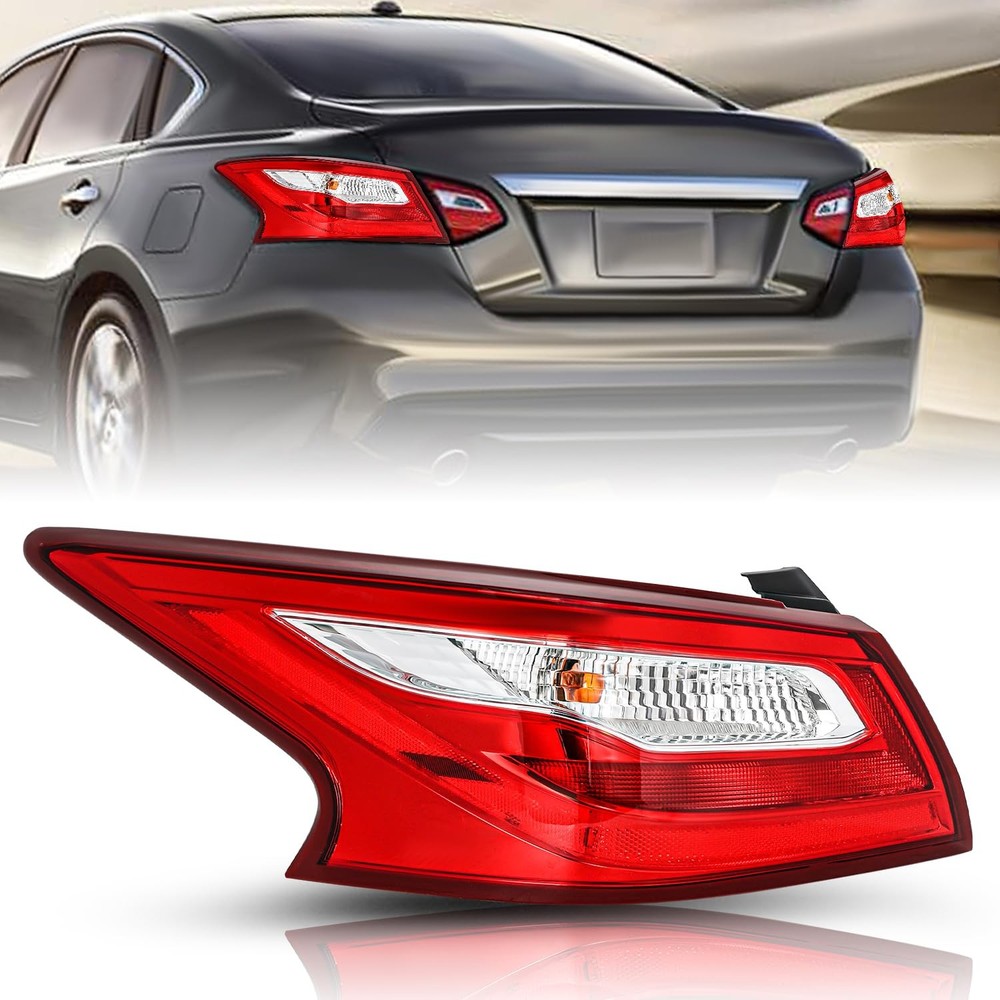 Altima Tail Light Assembly 2016-2018 Brake Light Bulbs Included Driver Left Side