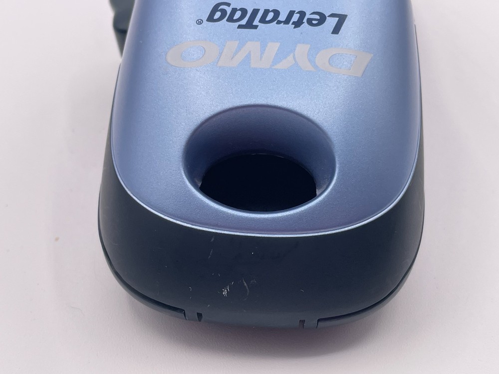 Dymo LetraTag Blue Handheld Label Maker TESTED & WORKING
