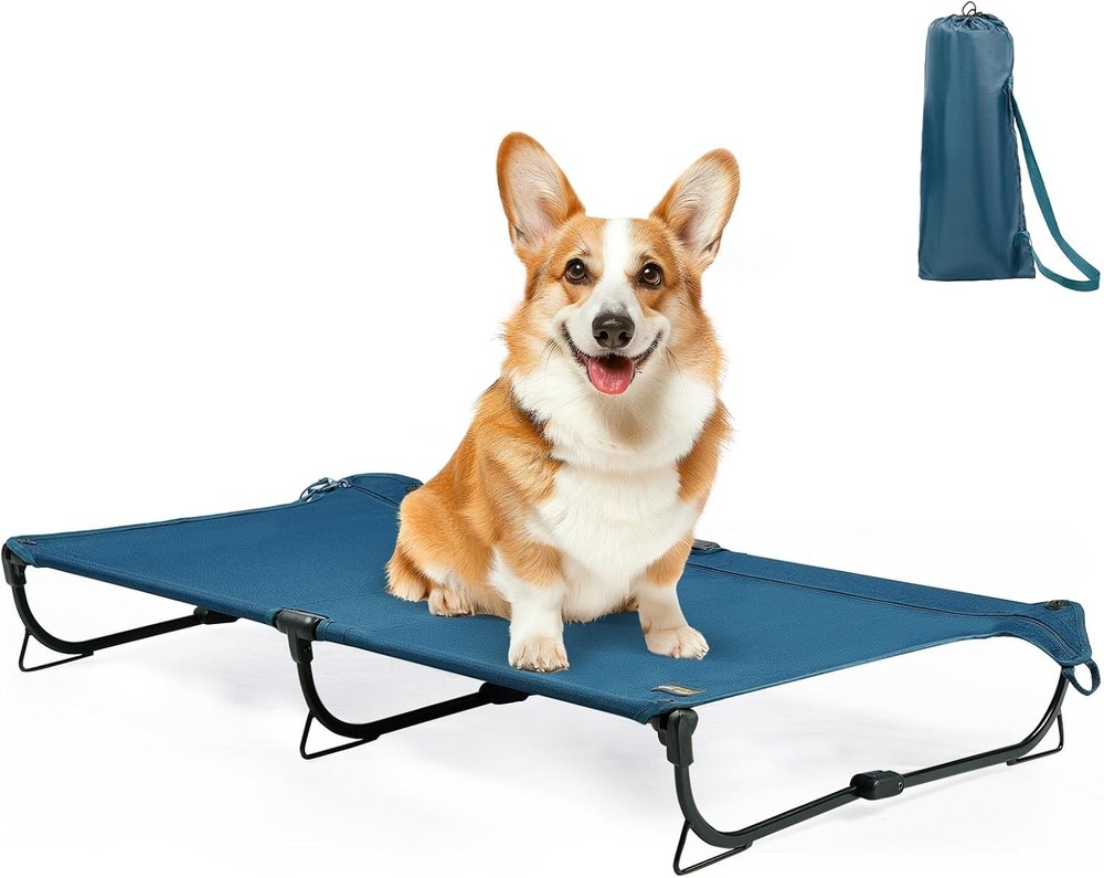 Daisy Folding Bed, Medium-Sized Foldable Elevated Pet Bed