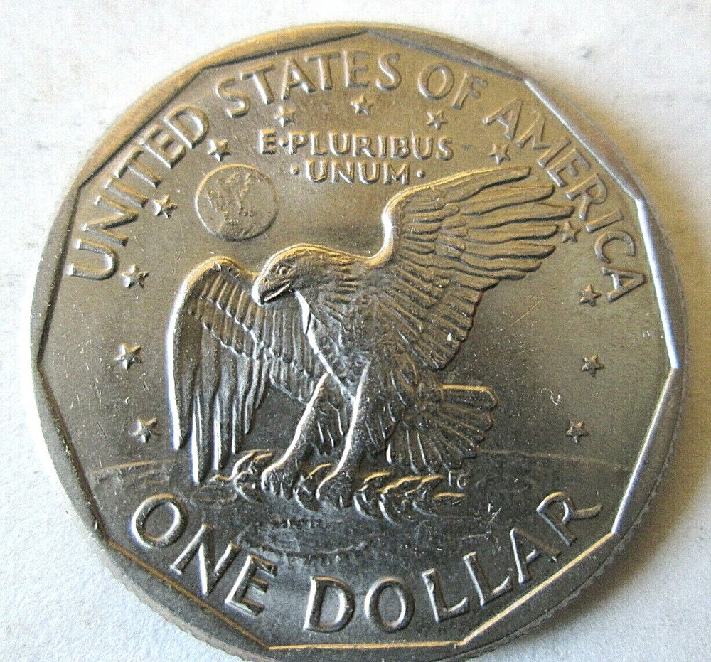 1980-S SBA SMALL DOLLAR, MS+ DETAILS, STRONG MINT LUSTER, CIRCULATED