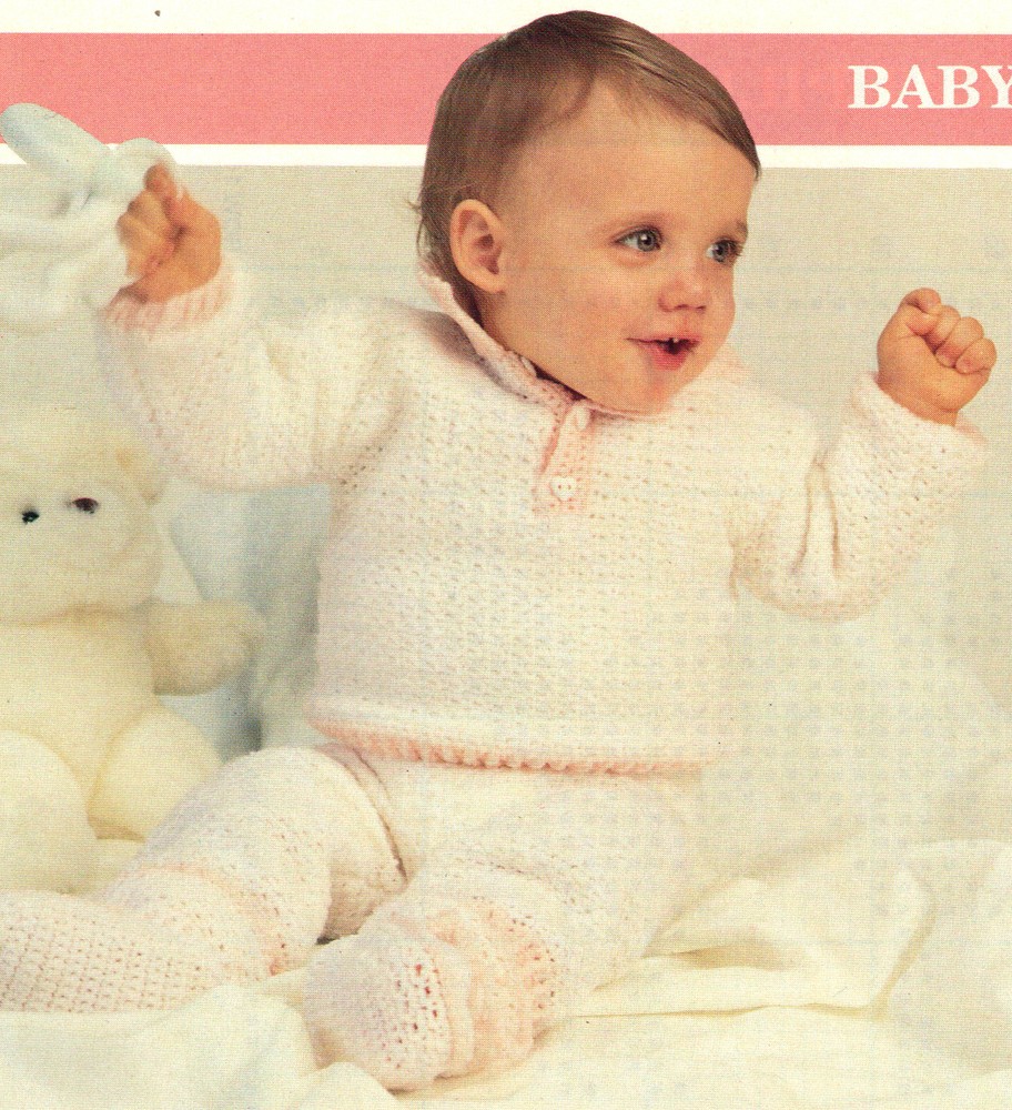 CUTE Baby Polo Set/Crochet Pattern INSTRUCTIONS ONLY