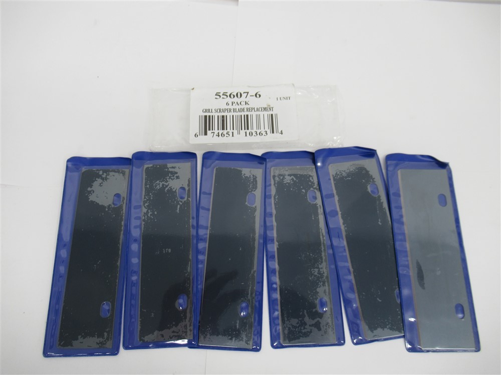 55607-6 , Grill Scraper Blade Replacement (PK 6)