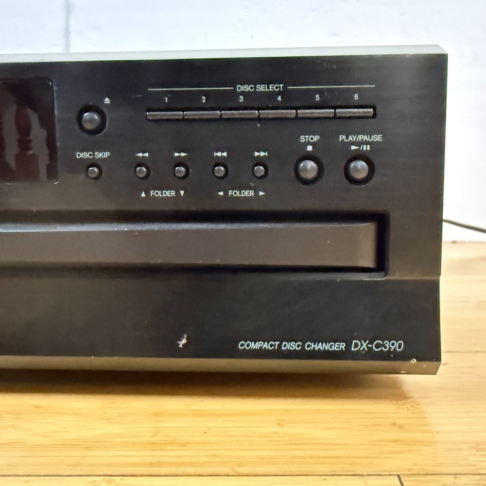 Onkyo DX-C390 6-Disc CD compact disc Changer Black With Remote Works