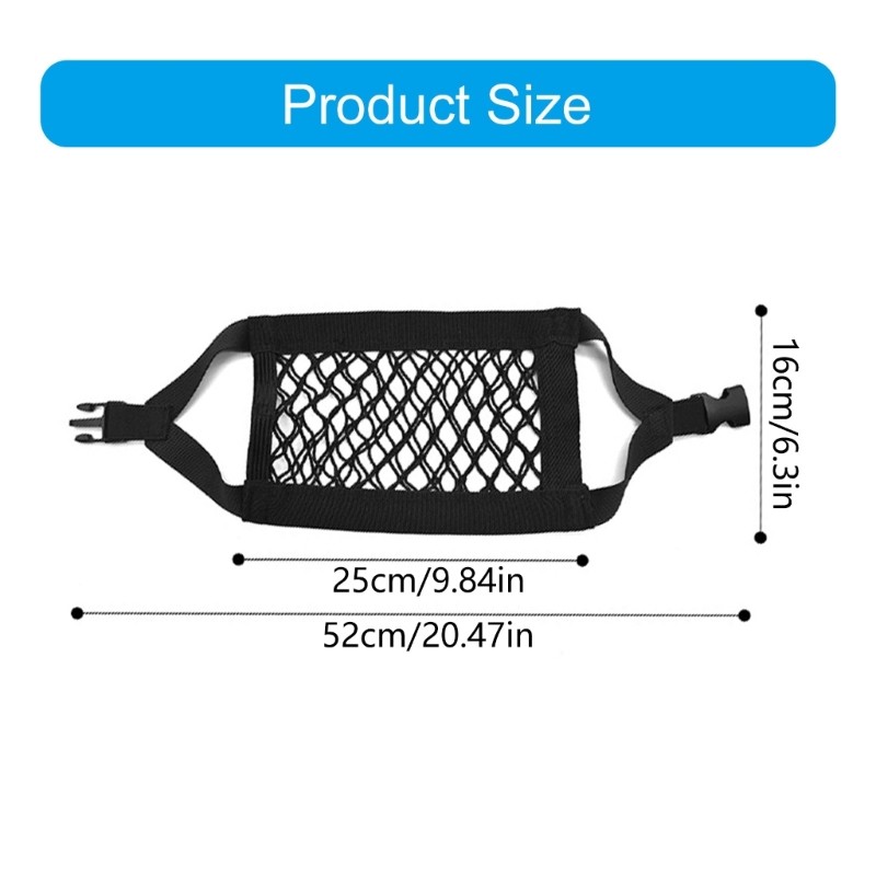 Sports Functional Pickleballs Gear Storage Net Bag Secure and Quick Access