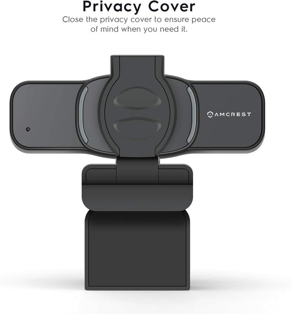 Amcrest Webcam PC Camera USB Built-in Mic Desktop Laptop Live Streaming ProHD