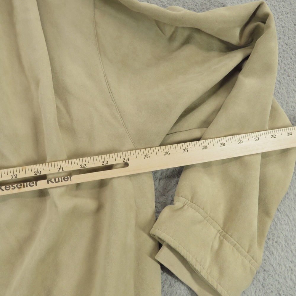 Zero Restriction Jacket Mens XL Micro Suede Quarter Zip Windshirt Golf Pullover