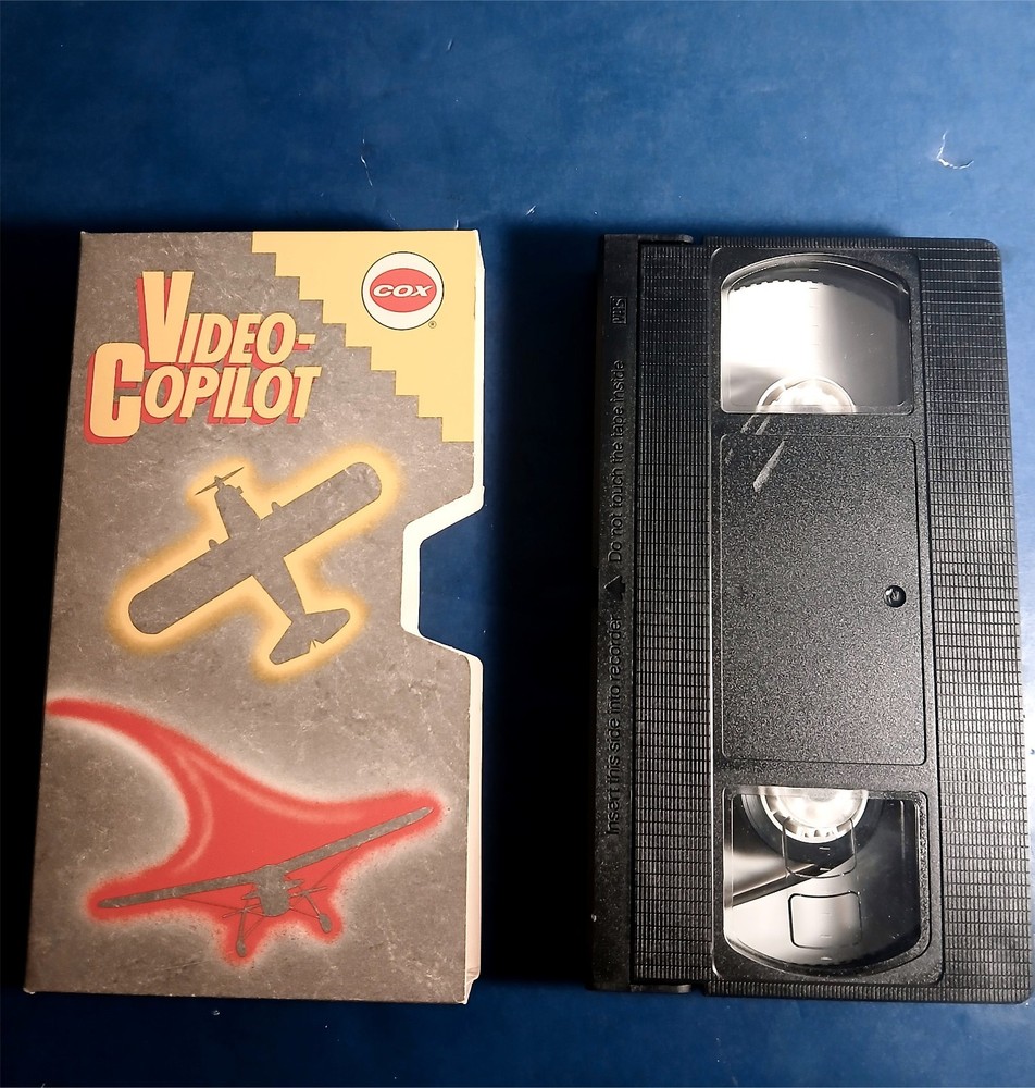 COX Copilot E-Z BEE VHS vintage model plane Fight Instruments