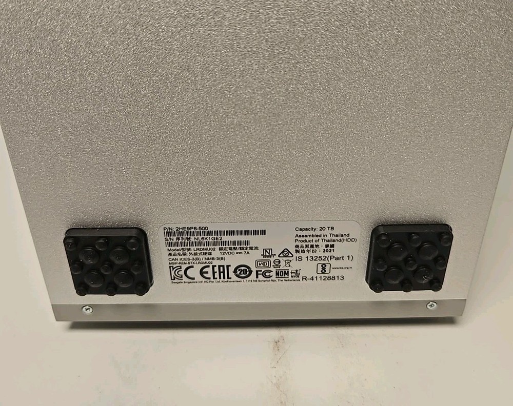 Lacie 2big Dock Thunderbolt 3 Professional RAID Storage 20TB