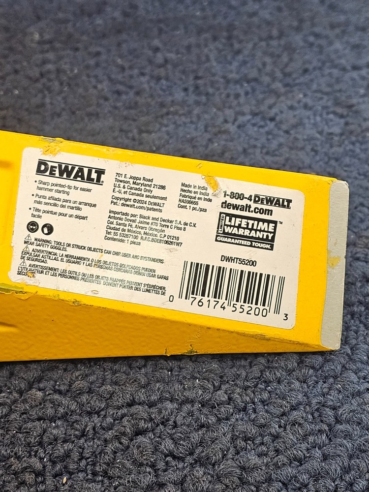 DeWALT DWHT55200 8" SHARP SPLITTING WEDGE 4LB