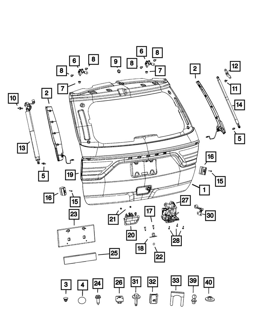 Genuine Mopar Stud 6509787AA