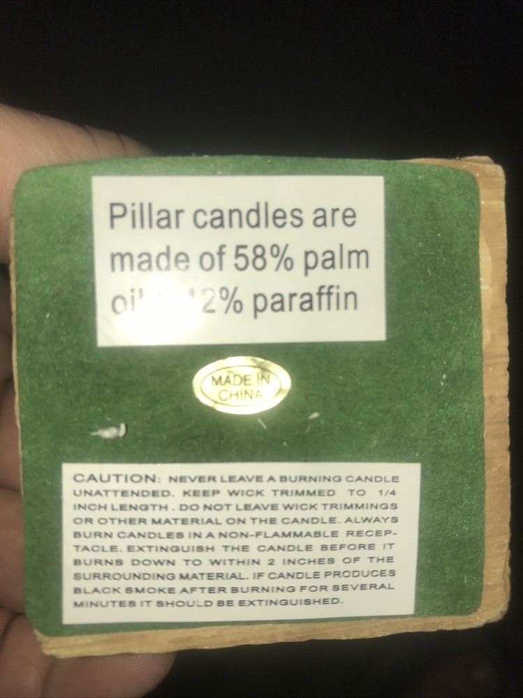 3 Snowman candle pillars w/ candles