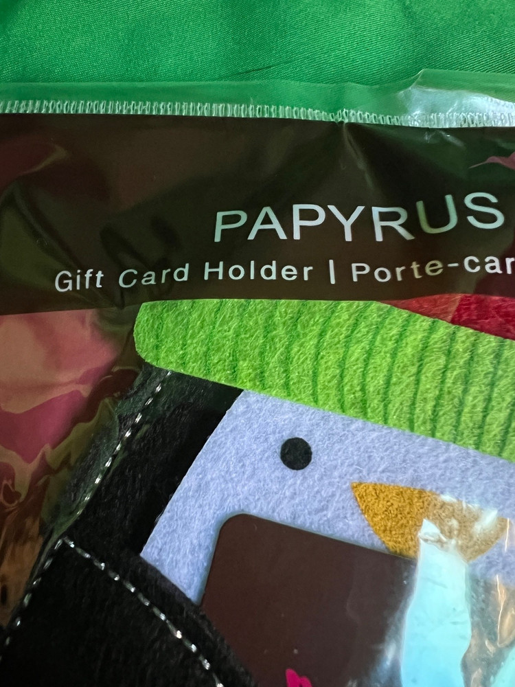 papyus gift card holder - NEW!