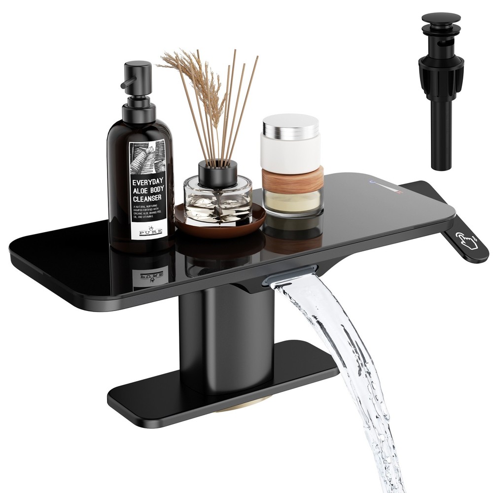 Single-Handle WaterfallBathroomSink Faucet, Elegance Modern Design