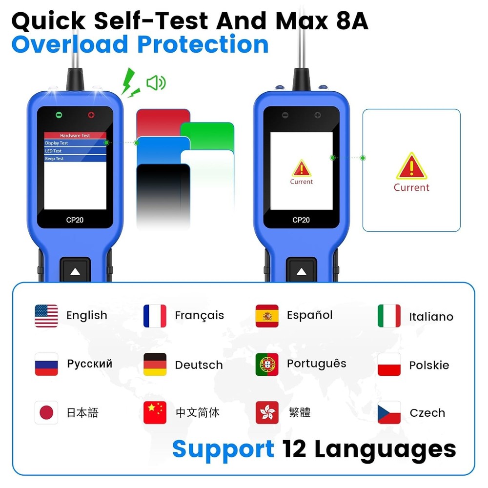 CP20 Automotive Car Multimeter Professional Electrical Testing Tool
