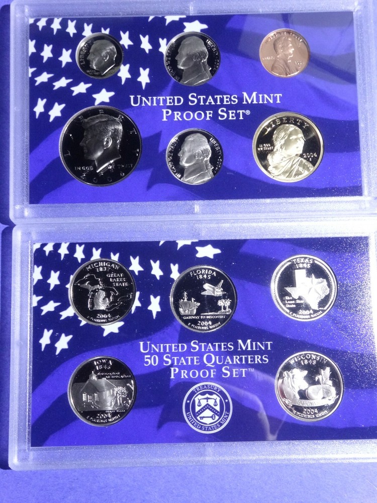 2004-S Proof Set 10 Coins in OGP