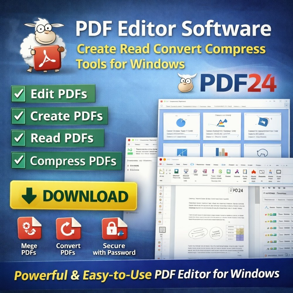 PDF Editor Software | Create Read Convert Compress Tools for Windows