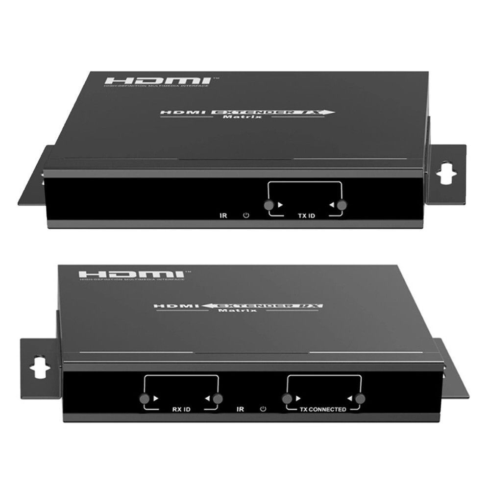 HDMI Matrix HDBitT Extender Over IP Network Kit - Transmitter, Receiver, Remote