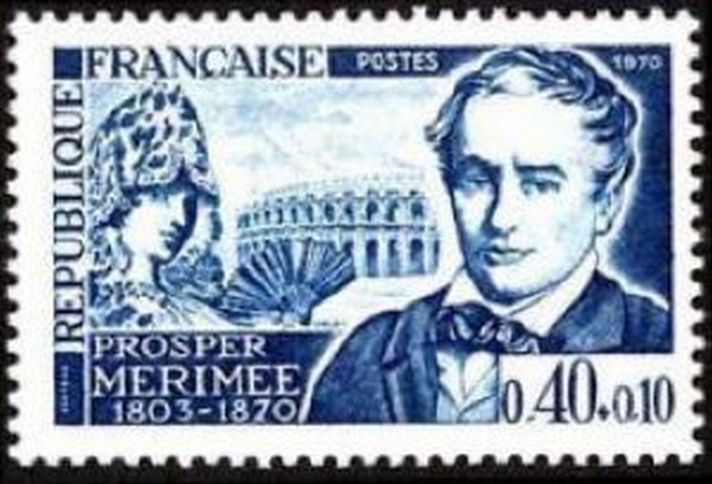 France Yvert Num 1624 Prosper Merimée 1970