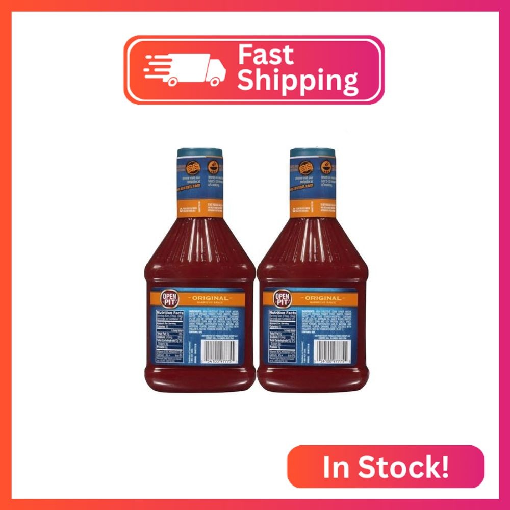 Open Pt Original BBQ Sauce, 18 Oz 2pk