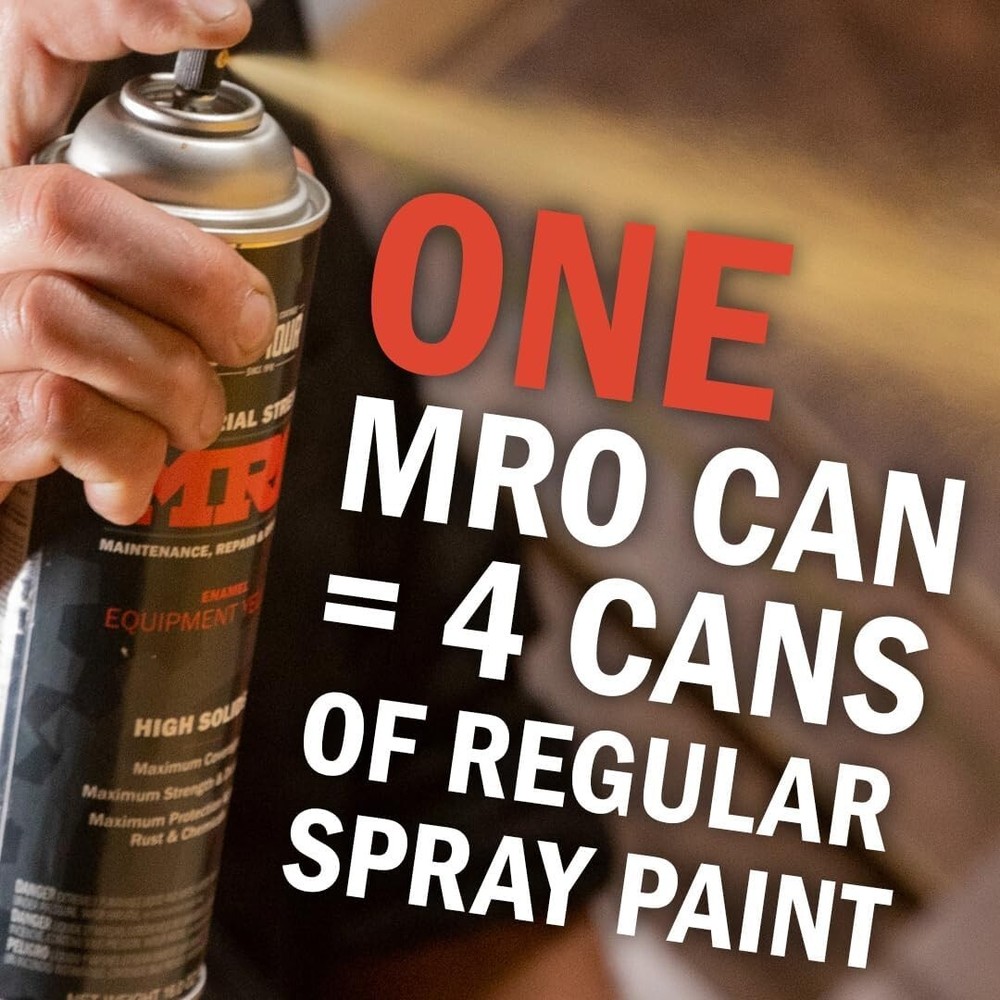 High-Gloss Rust-Resistant Spray Paint - 16 Oz Gloss White for Interior/Exterior