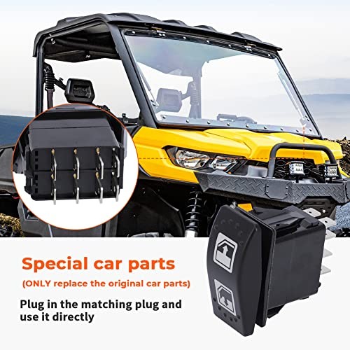 Left Hand Driver Power Window Switch for Can-Am Defender & Defender Max 2 Pack