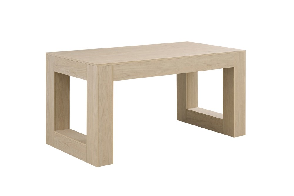 Farmhouse Kitchen Dining Table for 4-6 People, Rectangular Dining Table