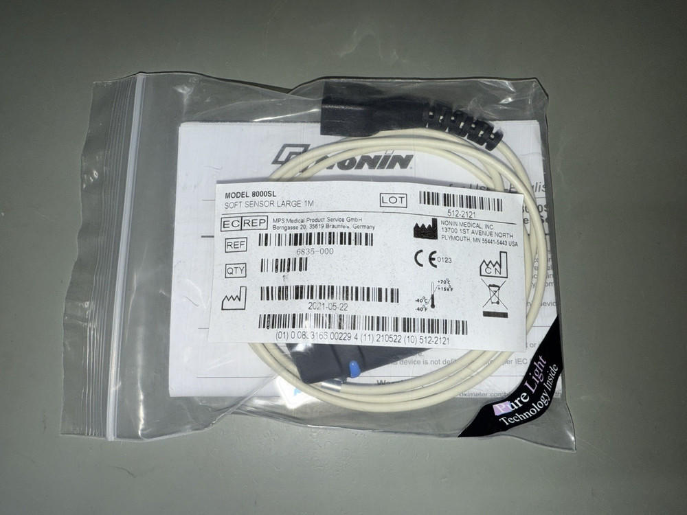 Nonin Medical Model 8000SL Soft Sensor Large 1M