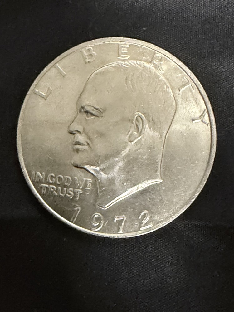 1972 p Type 3 Eisenhower Dollar "Ike Silver Dollar" MS SixtyFour Condition