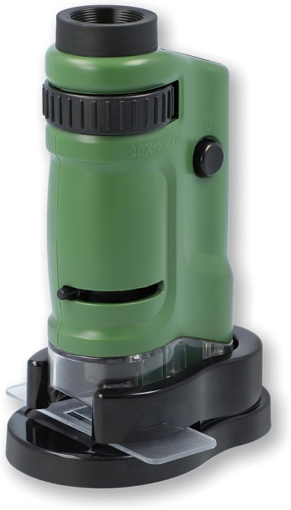 MicroBrite 20x-40x LED Lighted Pocket Microscope – Explore the Microscopic World