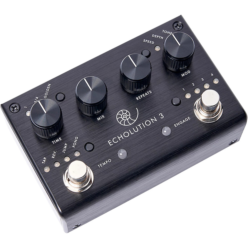 Pigtronix Echolution 3 Delay Effects Pedal Black LN