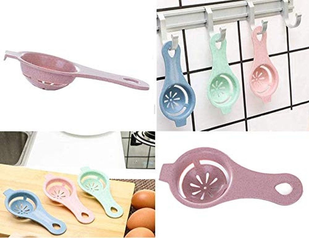 3PCS Egg Separator Egg Yolk White Separator Egg White Separator Egg Whites St...