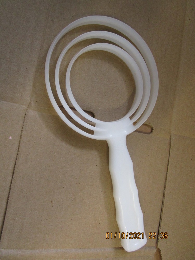 POLYETHYLENE BONE DUST SCRAPER (ROUND)